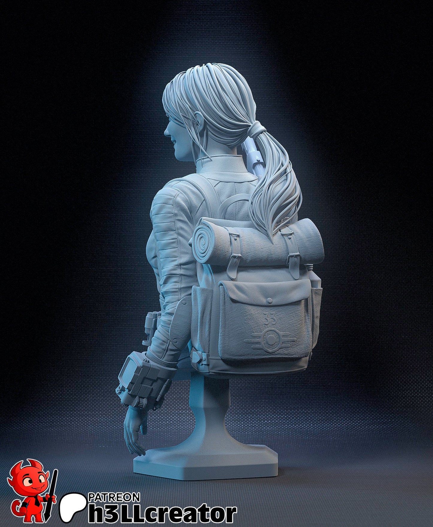 Lucy | Fallout | Fantasy | Wasteland | Wonderer | Sci-Fi | Future | Apocalypse | Nuclear Fallout | Adventure | Model | Scenery |