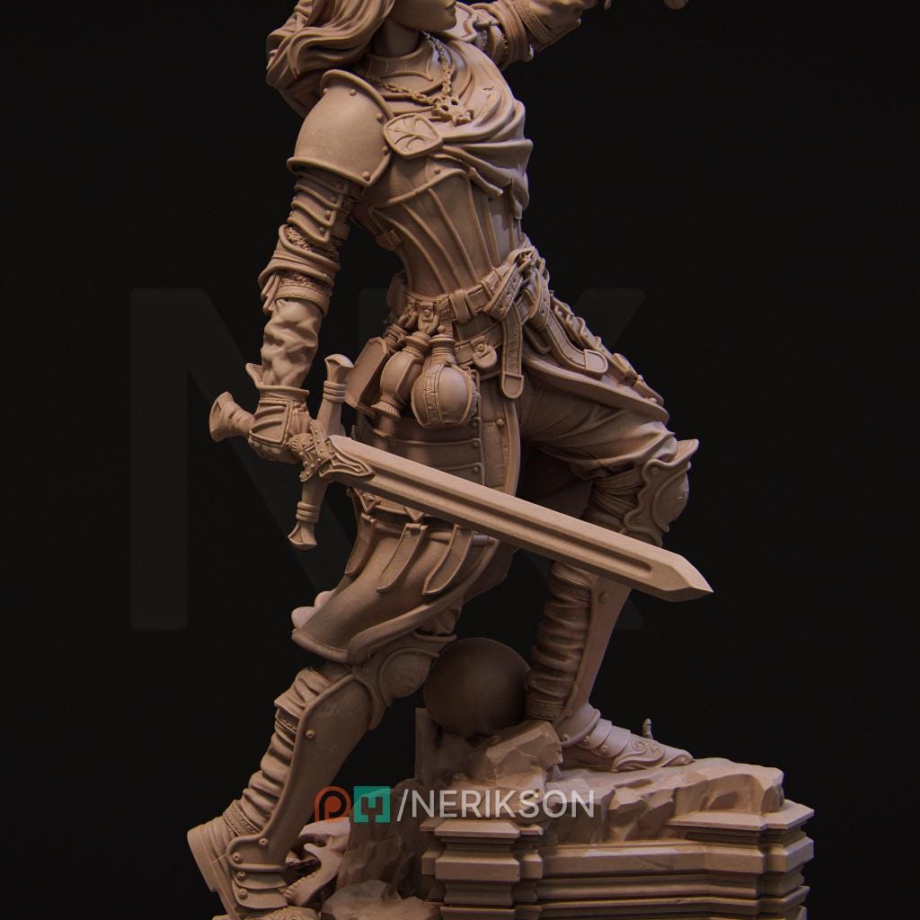 Female | Hero | Fantasy | Knight | Warrior | Fighter | Shield Maiden | DnD | Dungeon and Dragons |