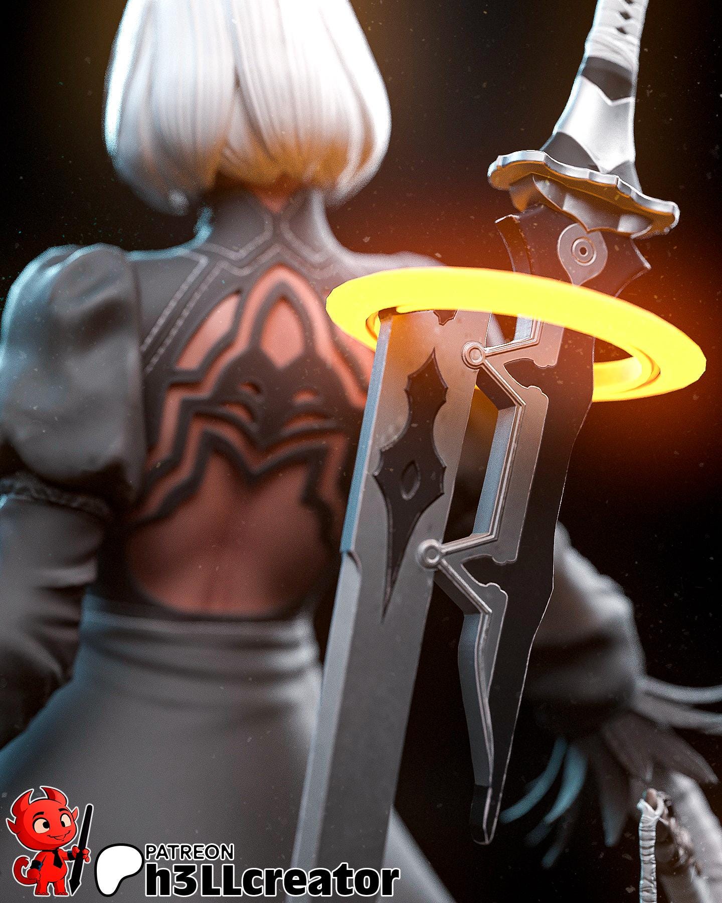 2B | Nier Automita | Anime | Action Figure | Model | Sci-Fi | Collectable | Fantasy |