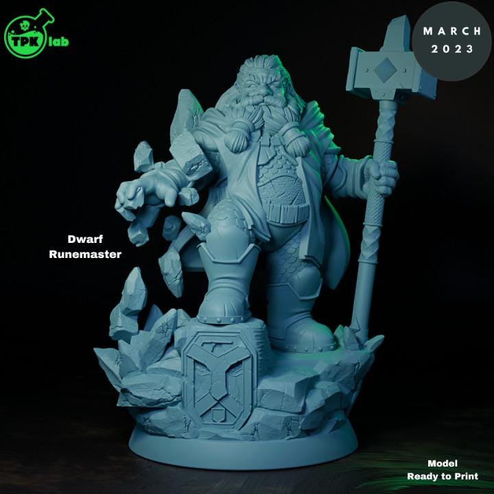 Dwarf | Male | Rune Master | Magic | Runes | Nordic | Hammer | DnD | Fantasy | Mage | Wizard | Medieval | Dwarves |