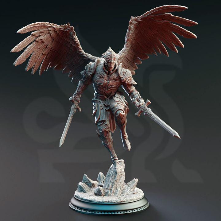 Angels | DnD | Hero | Magic | Fantasy | Angelic | Warrior | Fighter | Paladin | Cleric | NPC | Pathfinder | Tabletop |