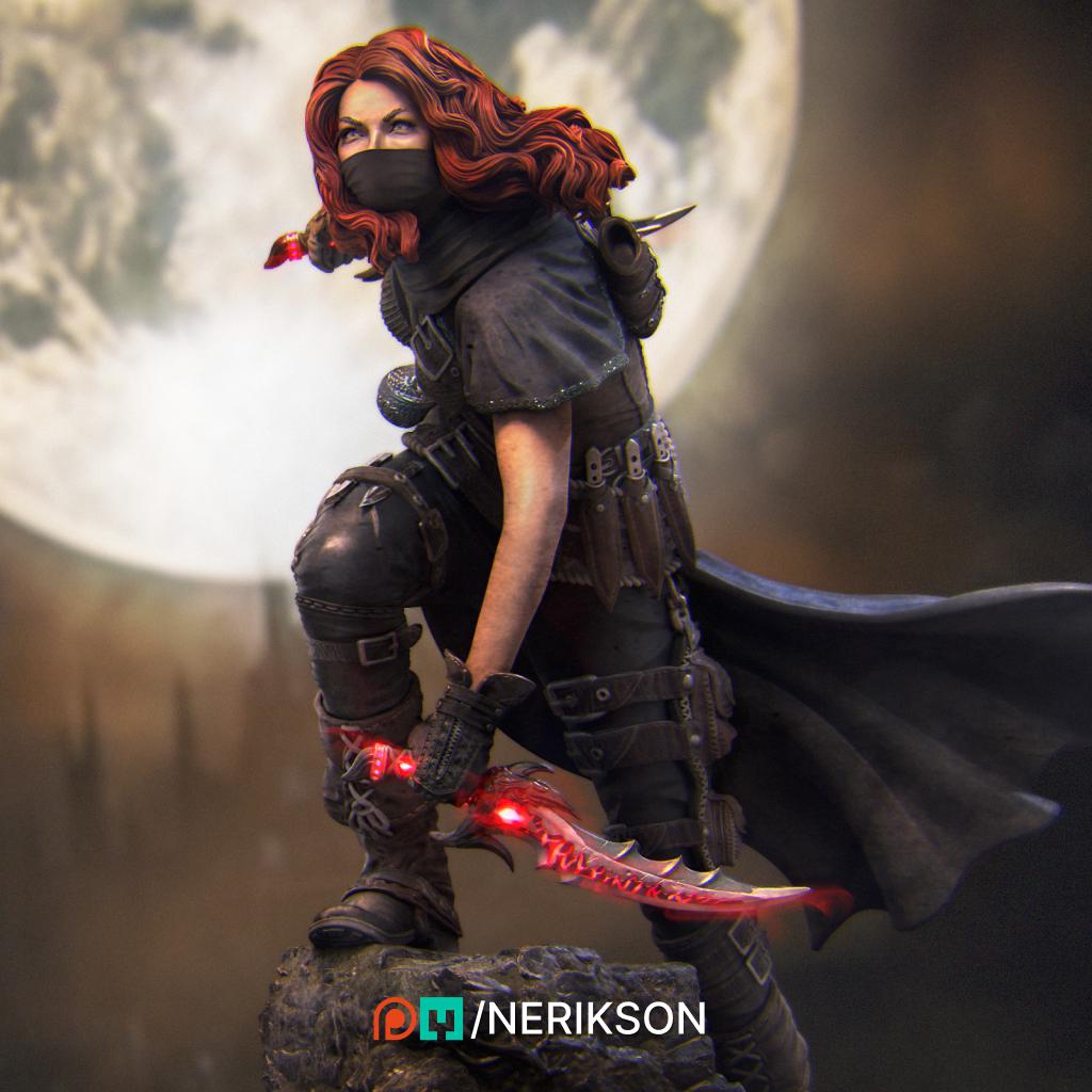 Assassin | Female | Enika | Female Assassin | Fantasy | Daggers | Thief | Rouge | Burglar |