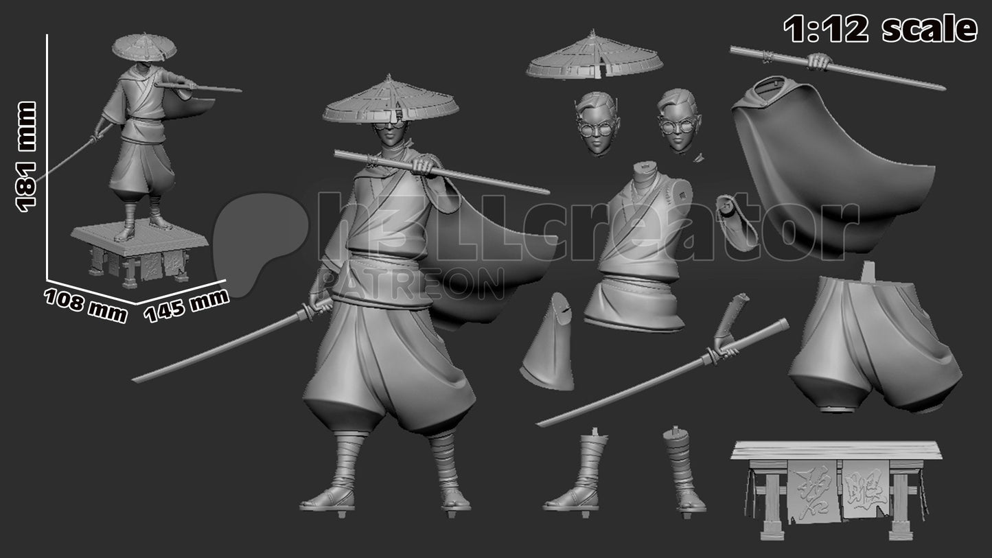 Mizu | Figurine | Model | Miniature | Historical | Japanese | Anime | Samurai |