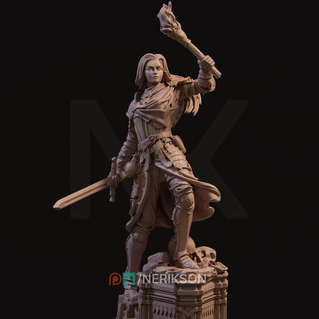 Female | Hero | Fantasy | Knight | Warrior | Fighter | Shield Maiden | DnD | Dungeon and Dragons |