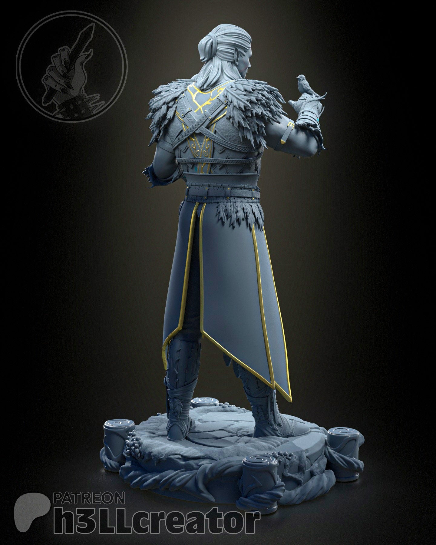 Halsin | Dungeon and Dragons | DnD | Baldurs Gate 3 | Fantasy | Druid | Wizard | Sculpture |