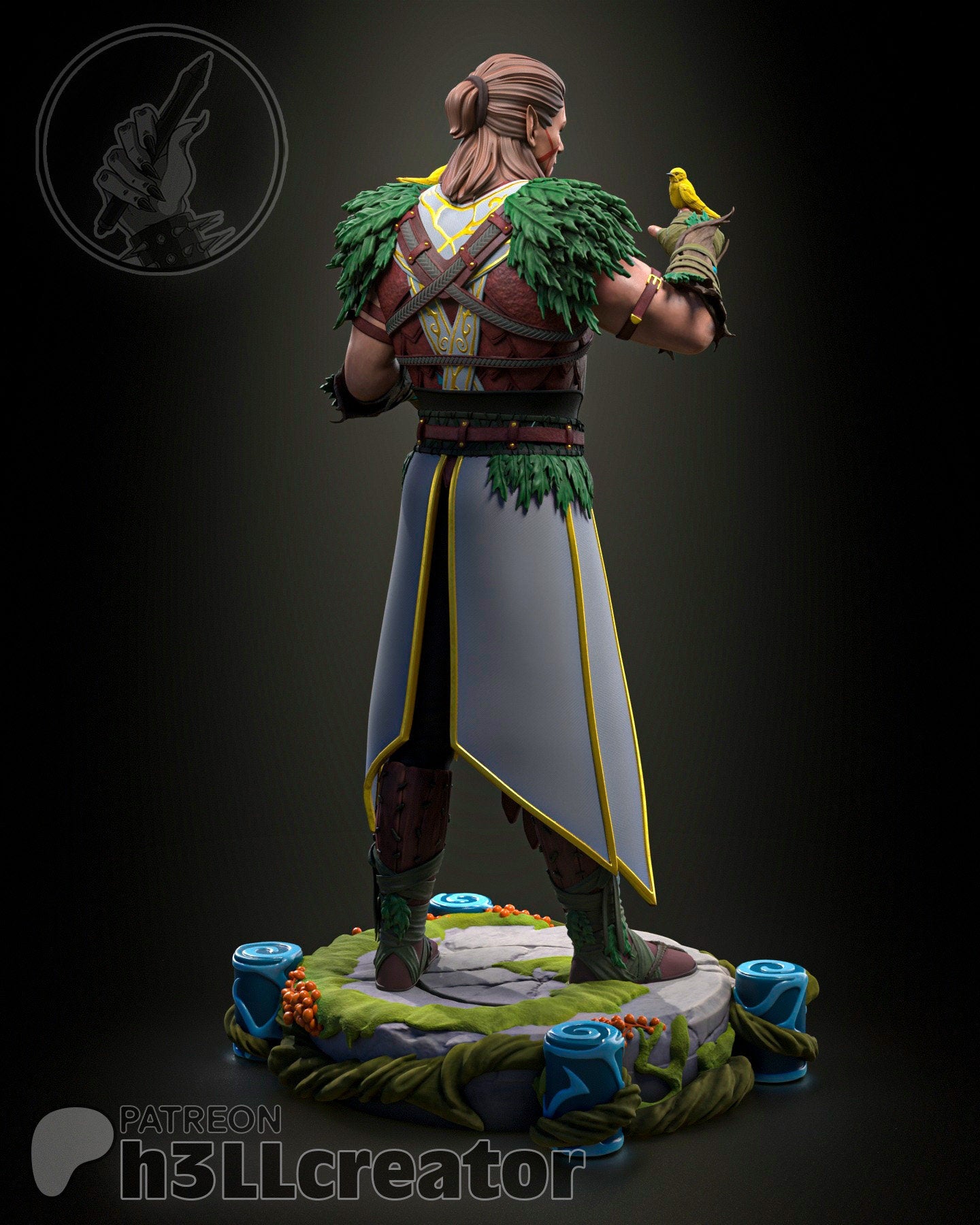 Halsin | Dungeon and Dragons | DnD | Baldurs Gate 3 | Fantasy | Druid | Wizard | Sculpture |