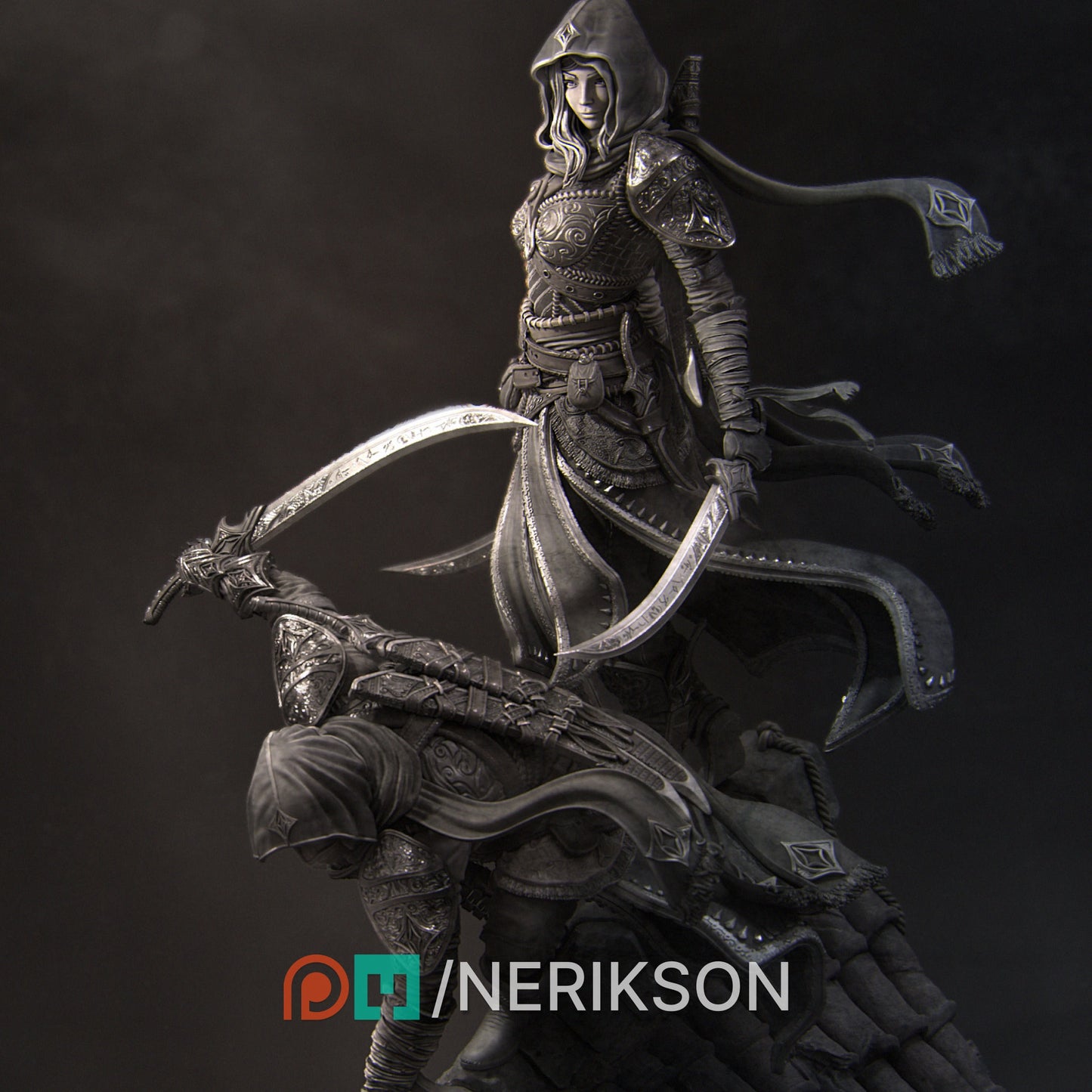 Artemisia and Nasir Male Assassin Female Assassin Hidden Order Husband Wife Rogue Sibling Assassins Assassins Creed Highly Detailed