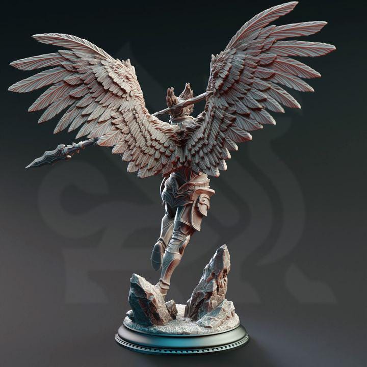 Angels | DnD | Hero | Magic | Fantasy | Angelic | Warrior | Fighter | Paladin | Cleric | NPC | Pathfinder | Tabletop |