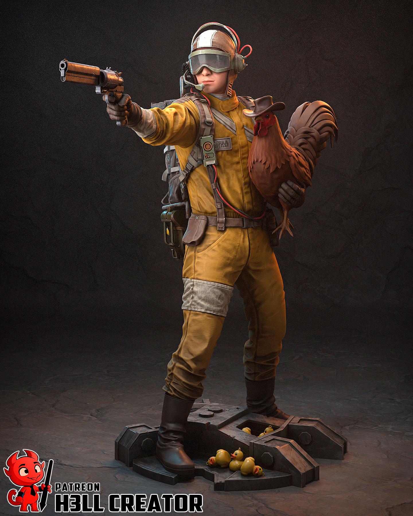 Arc Raider | Sci-Fi | Battle Royale | Fiction | Fighter | Chicken | Prize | GOOP |