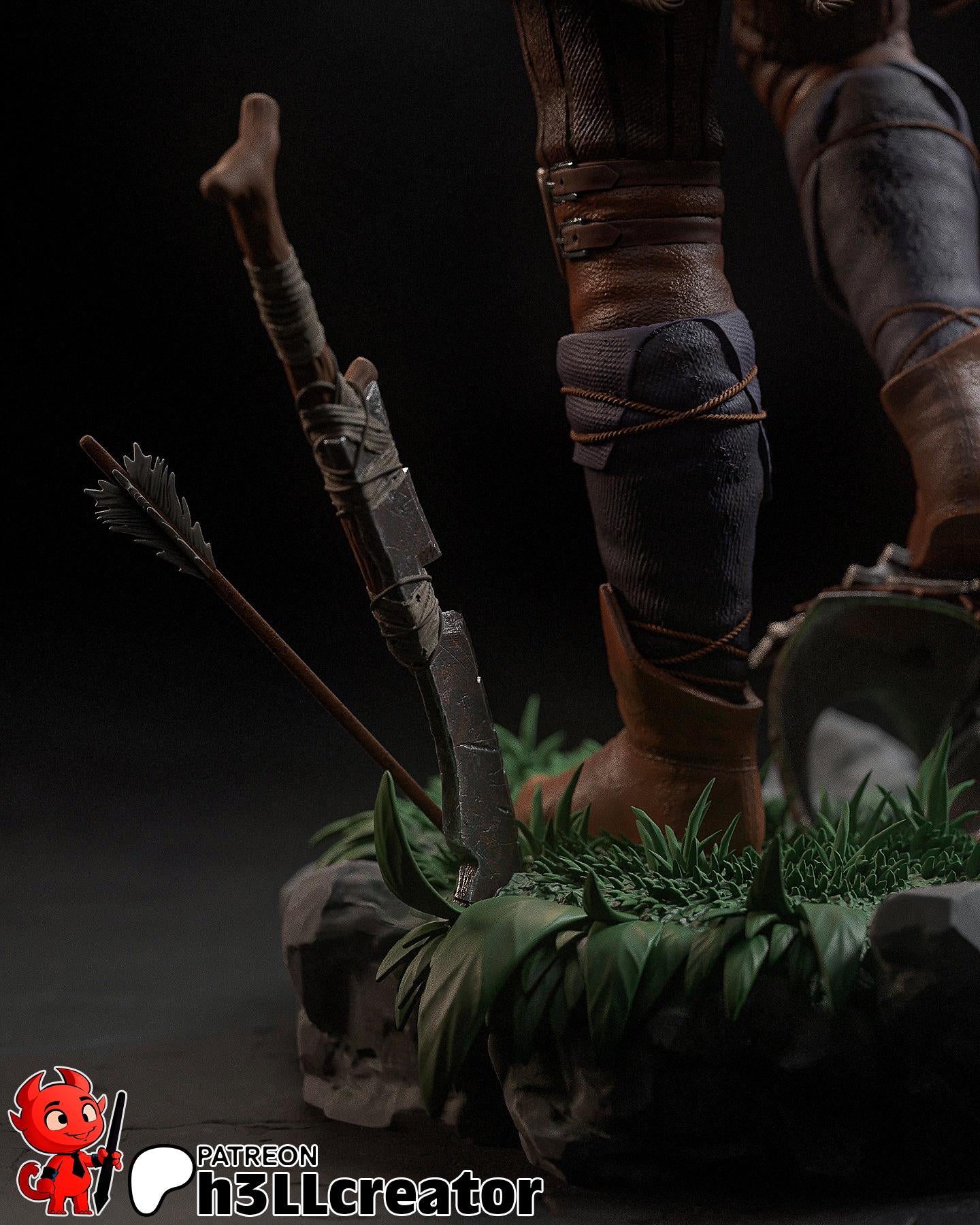 Minsc | Boo | Minsc and Boo | Baulders gate 3 | DnD |Fantasy | Figure | Model | 4k Resolution.