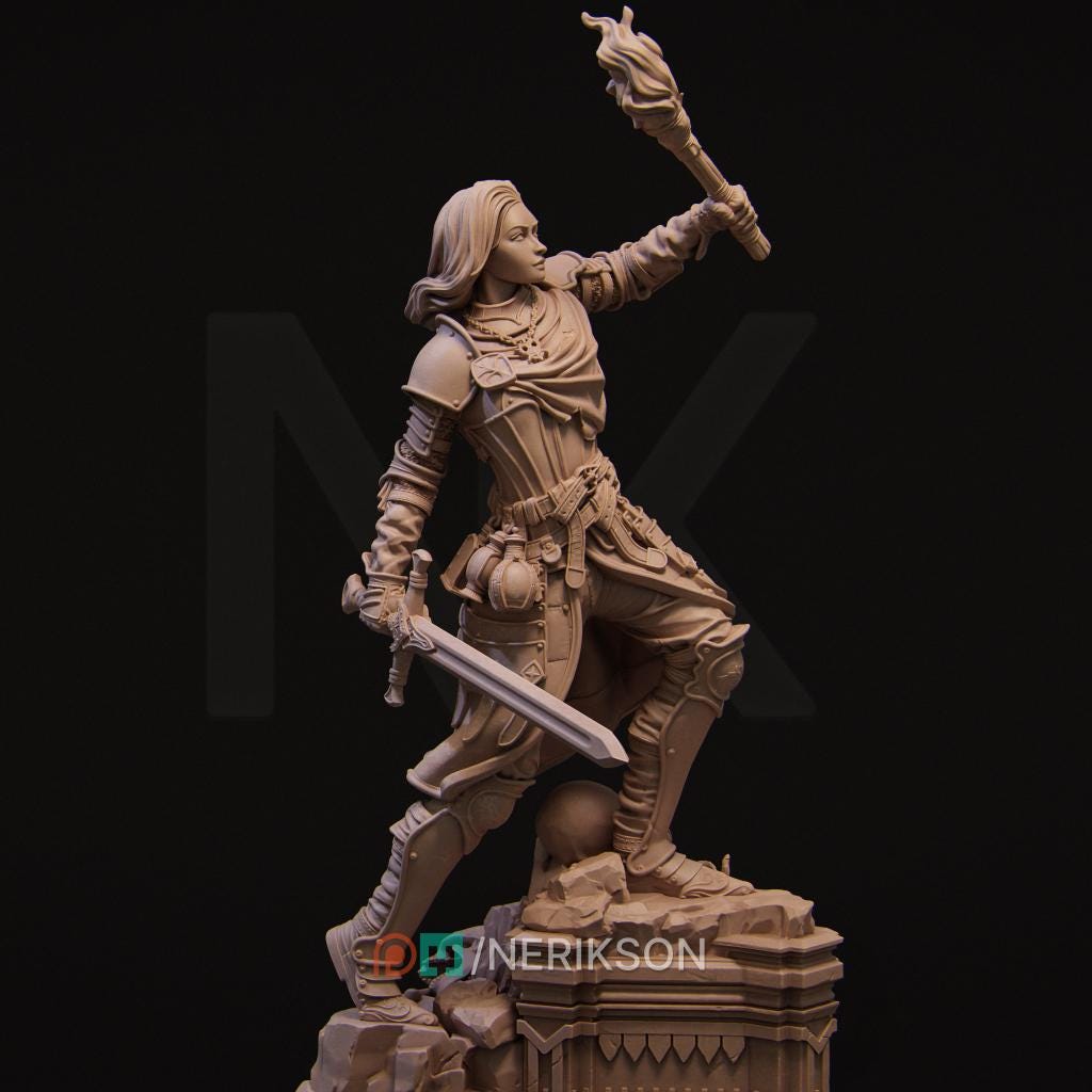 Female | Hero | Fantasy | Knight | Warrior | Fighter | Shield Maiden | DnD | Dungeon and Dragons |