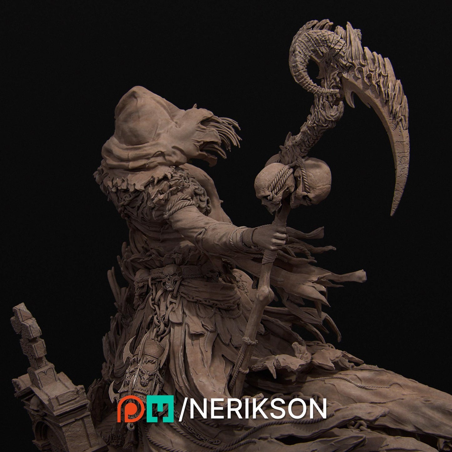 Reaper | Grim Reaper | Fantasy | Death | Lore | DnD | Tabletop | Figure | Model | Character | Soul Harvesting | Necromancer