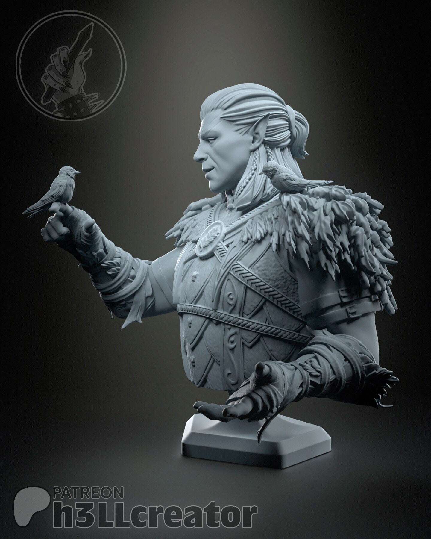 Halsin | Dungeon and Dragons | DnD | Baldurs Gate 3 | Fantasy | Druid | Wizard | Sculpture |