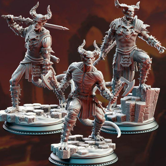Devils | Warriors | Fighters | Fantasy | Averness | Mobs | DnD | Tabletop | RPG