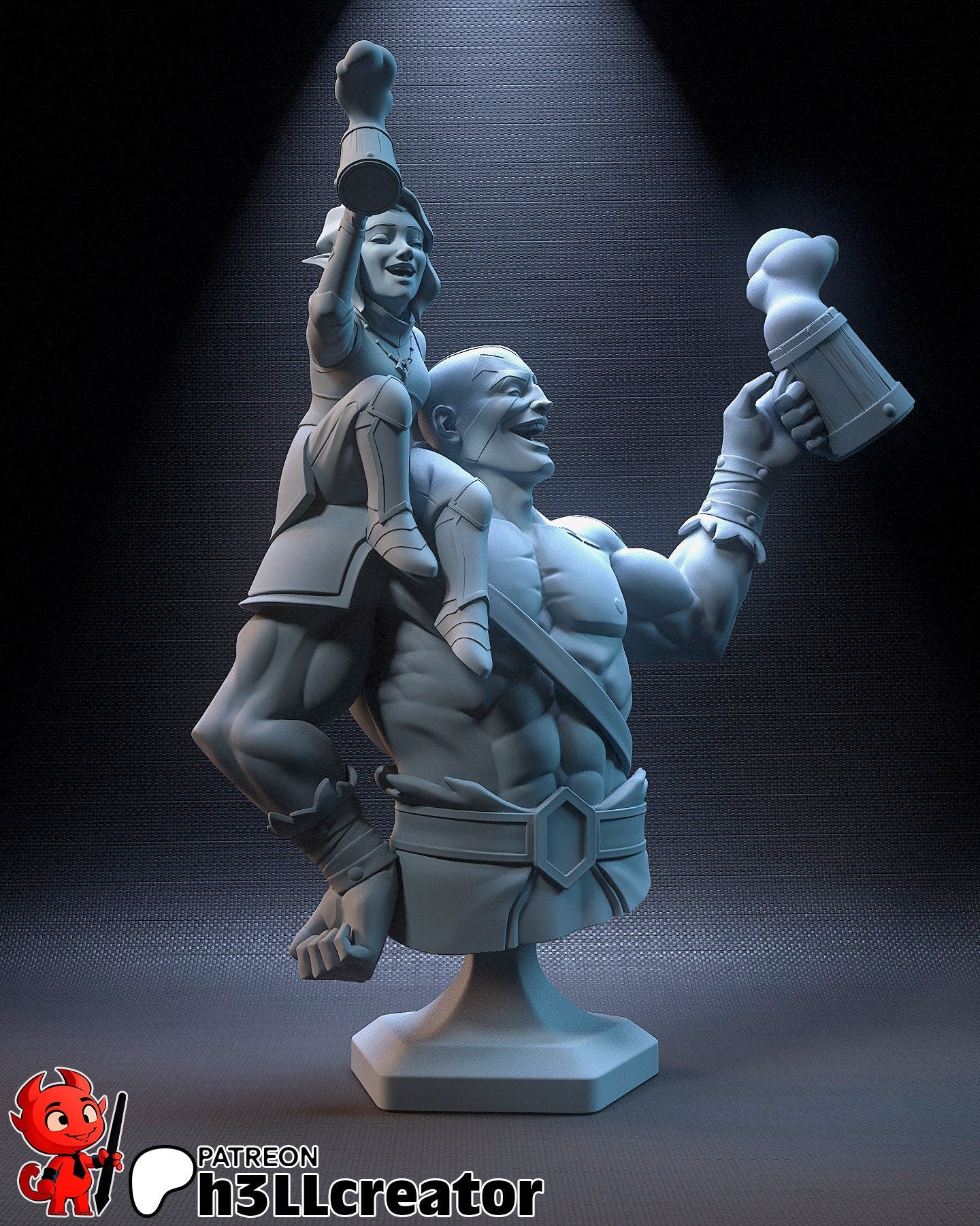 Grog | Pike | Critical Role | Fantasy | Dungeon and Dragons | D&D | DnD | Medieval | Elf | Halfling | Human | Barbarian | Cleric |