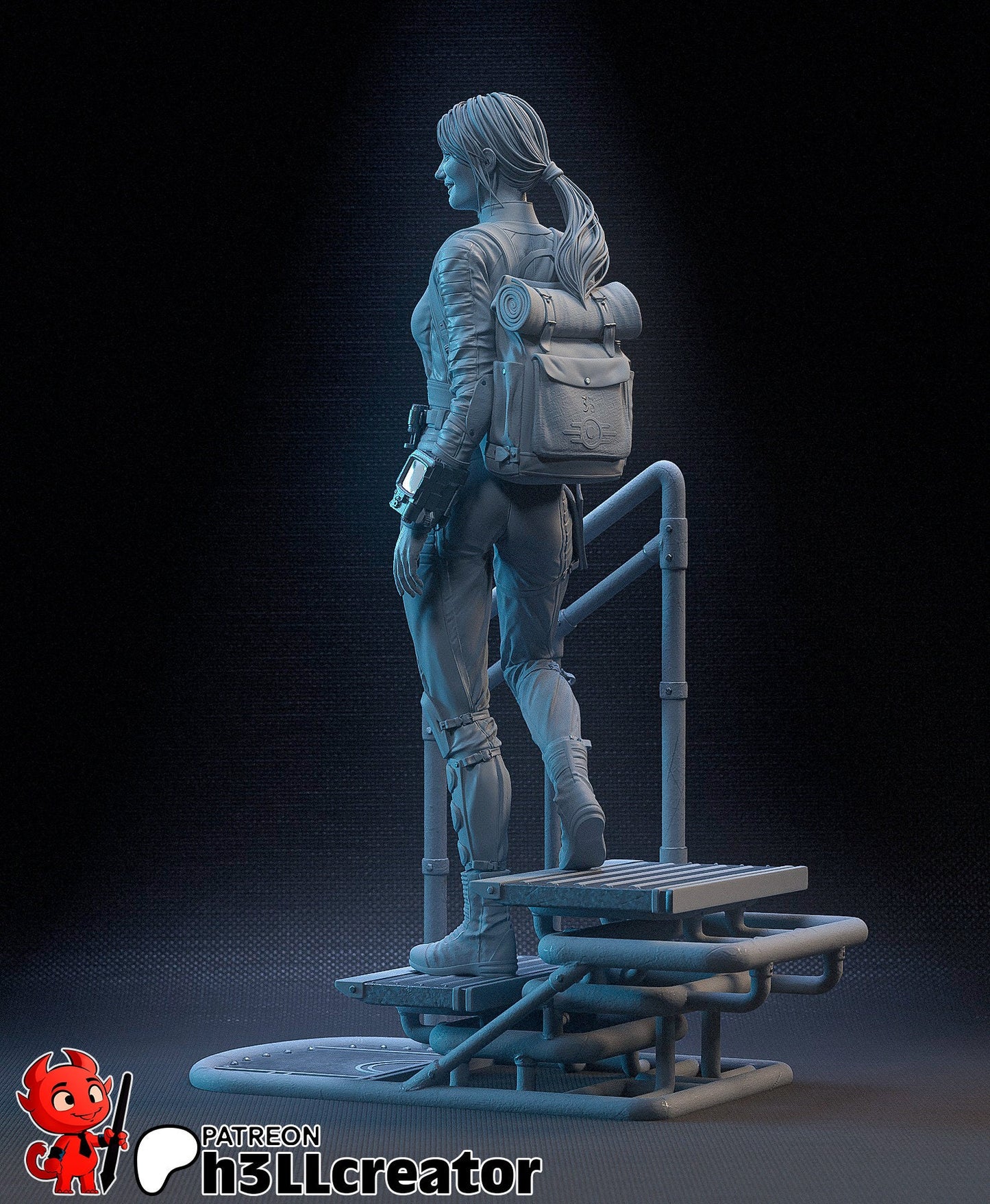 Lucy | Fallout | Fantasy | Wasteland | Wonderer | Sci-Fi | Future | Apocalypse | Nuclear Fallout | Adventure | Model | Scenery |