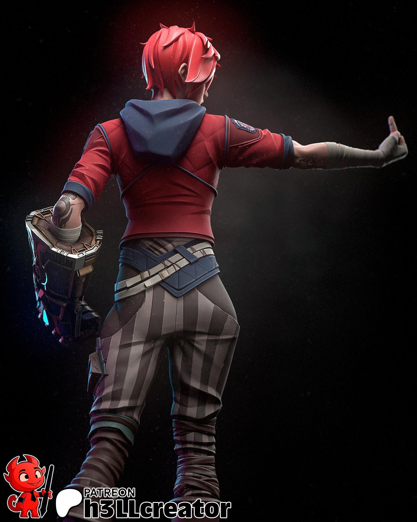 Vi | LoL | League of Legends | Champion | Fighter | ADC | Fantasy | Game | Character |