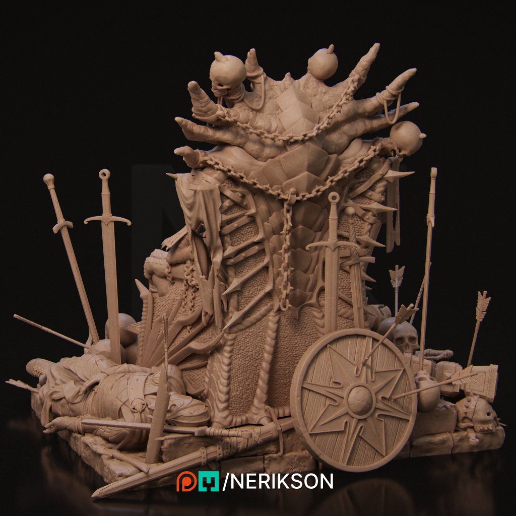 Aleeha | Dragon | Knight | Dragon Knight | Throne | Queen | Skulls | Fantasy | High Fantasy | Model | Dungeon and Dragons | Power
