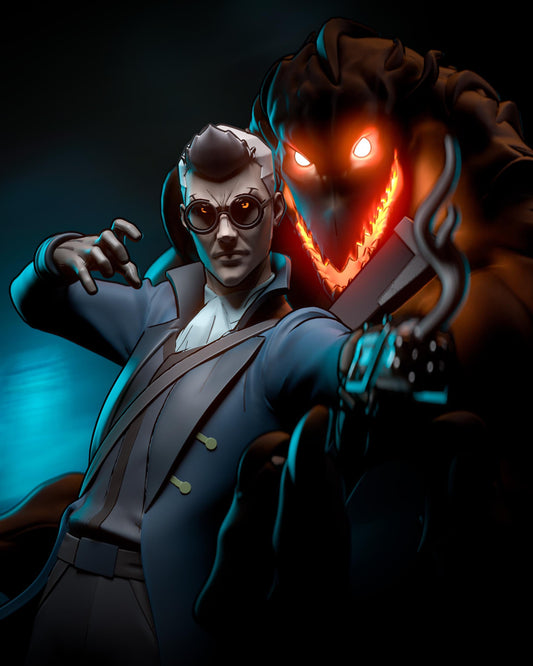 Percival | Vox Machina | Fantasy | Artificer | Mage | Dark | Supernatural | Arcane Gunslinger | Gunslinger