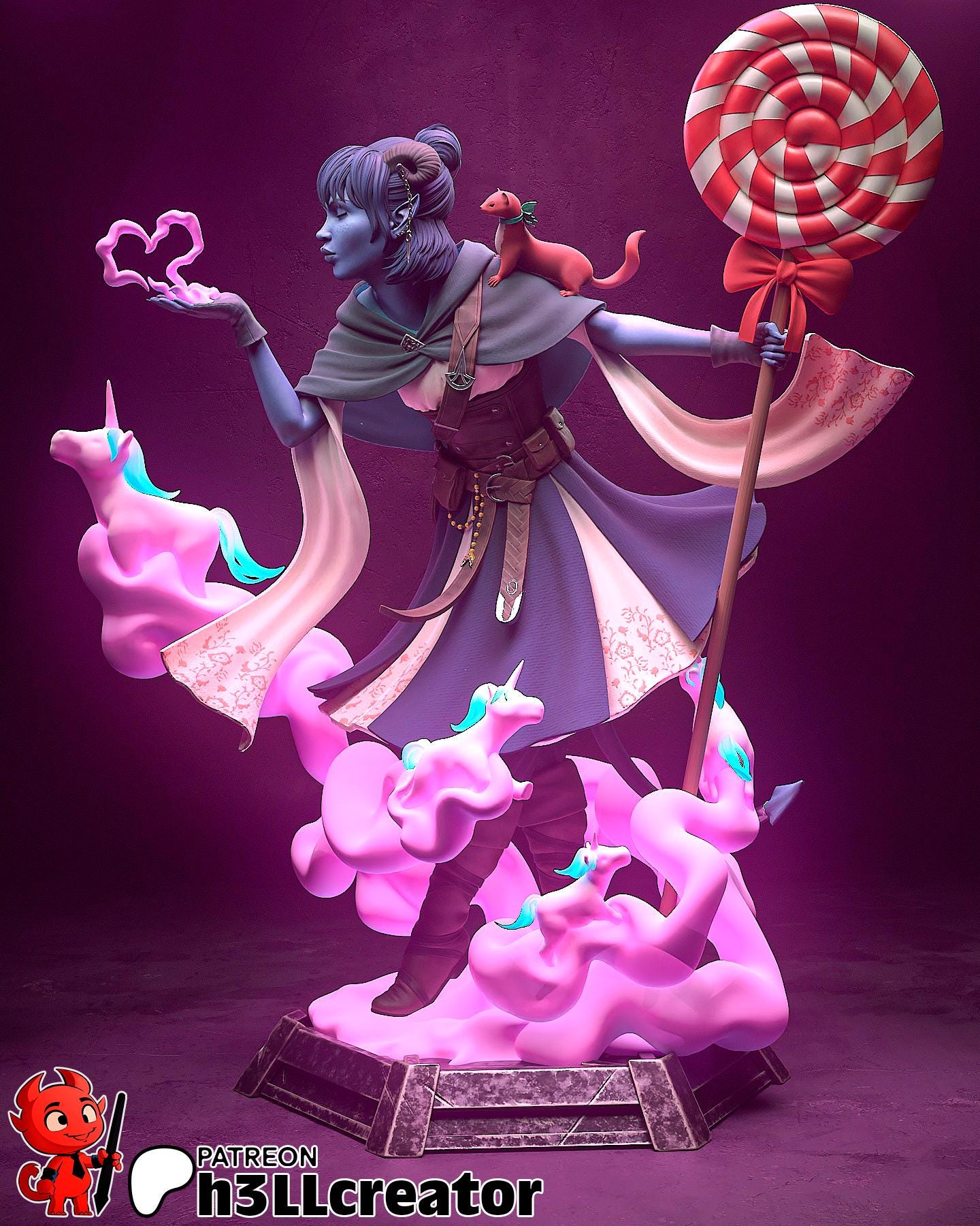 Jester | DnD | Mighty Nein | Fantasy | Tiefling | Traveler | Magic | Mage |