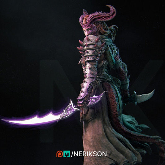 Lensi | Demon Hunter | Demon | Fantasy | Occult | Spiritual | Model | Medieval | DnD |