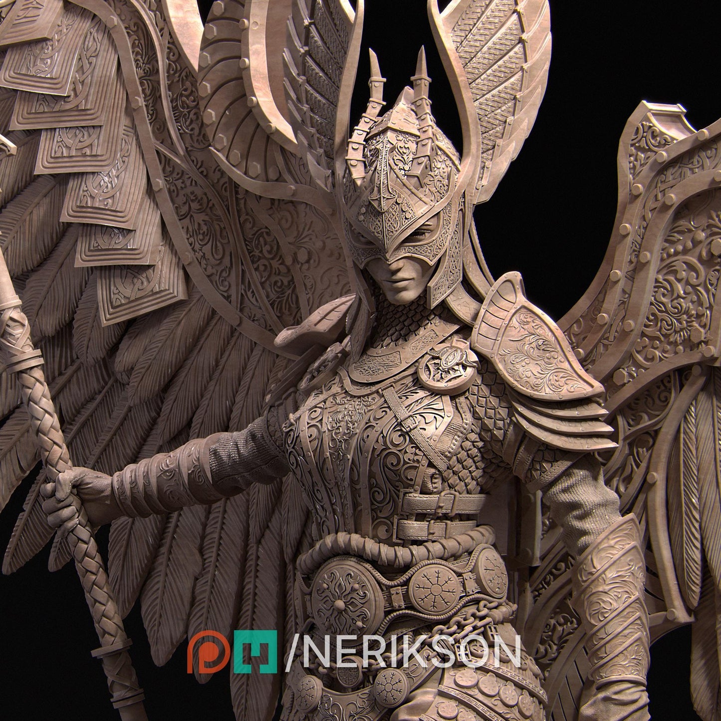 Revna | Valkyrie | Norse | Shield Maiden | Fantasy | Myth | Mythos | Spiritual | Warrior | Fighter | Angelic | Angel |  Nordic | Folk Lore |