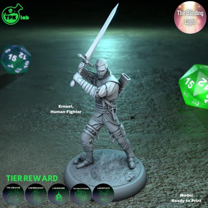 Warrior | Human | Male | Long Sword | Two Handed Sword | Fantasy | DnD | Medieval | Fighter | Paladin |