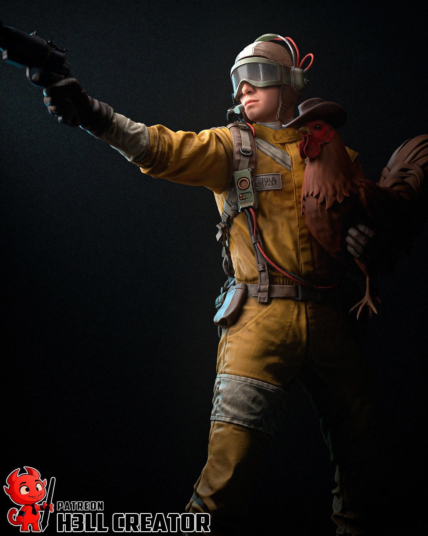 Arc Raider | Sci-Fi | Battle Royale | Fiction | Fighter | Chicken | Prize | GOOP |