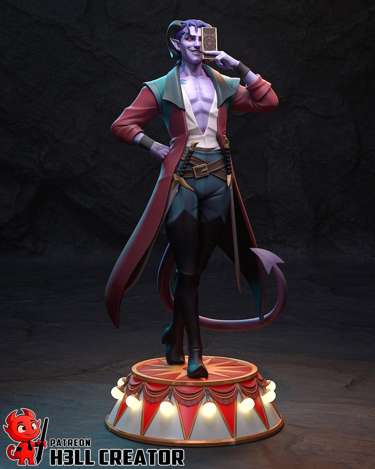 Mollymauk | Fantasy | DnD | Tiefling | Mage | Power | Magic