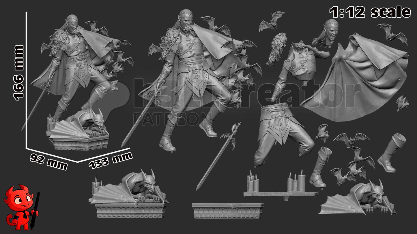 Strahd | Dungeon and Dragons | Curse Of Strahd | Fantasy | Tabletop | DnD | Model | Vampire | RPG