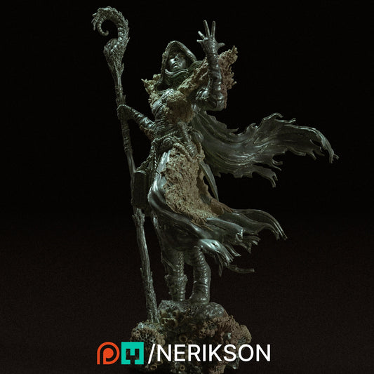 Warlock of the Fathomless Female Warlock Female Sorceress| RPG| Fantasy| Tabletop| Wargaming| Gaming| Highly Detailed