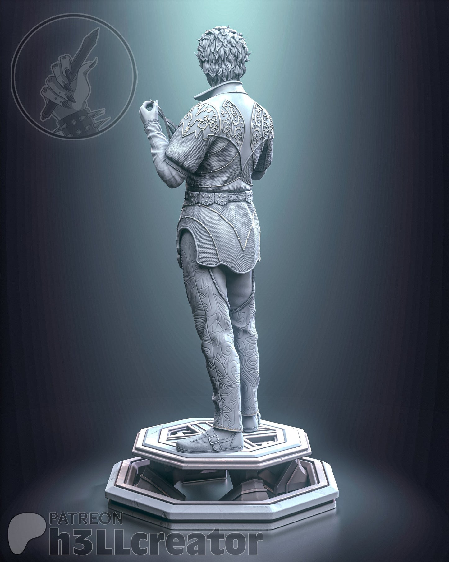 Asterion | Baldur's Gate | Vampire | Rouge | Archer | Fantasy | DnD | Dungeon & Dragons | Model | Figure |
