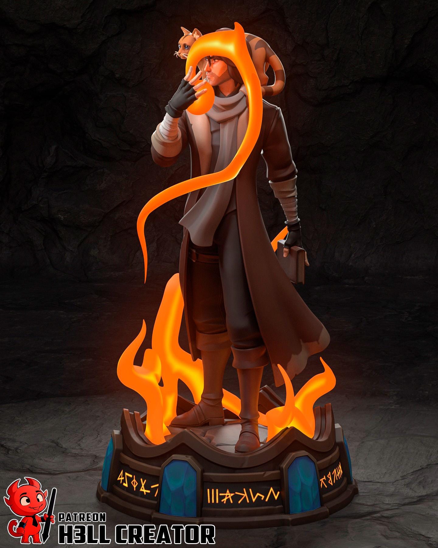 Caleb Widogast | Magic | Soul | Familiar | Mage | Cat | Power |