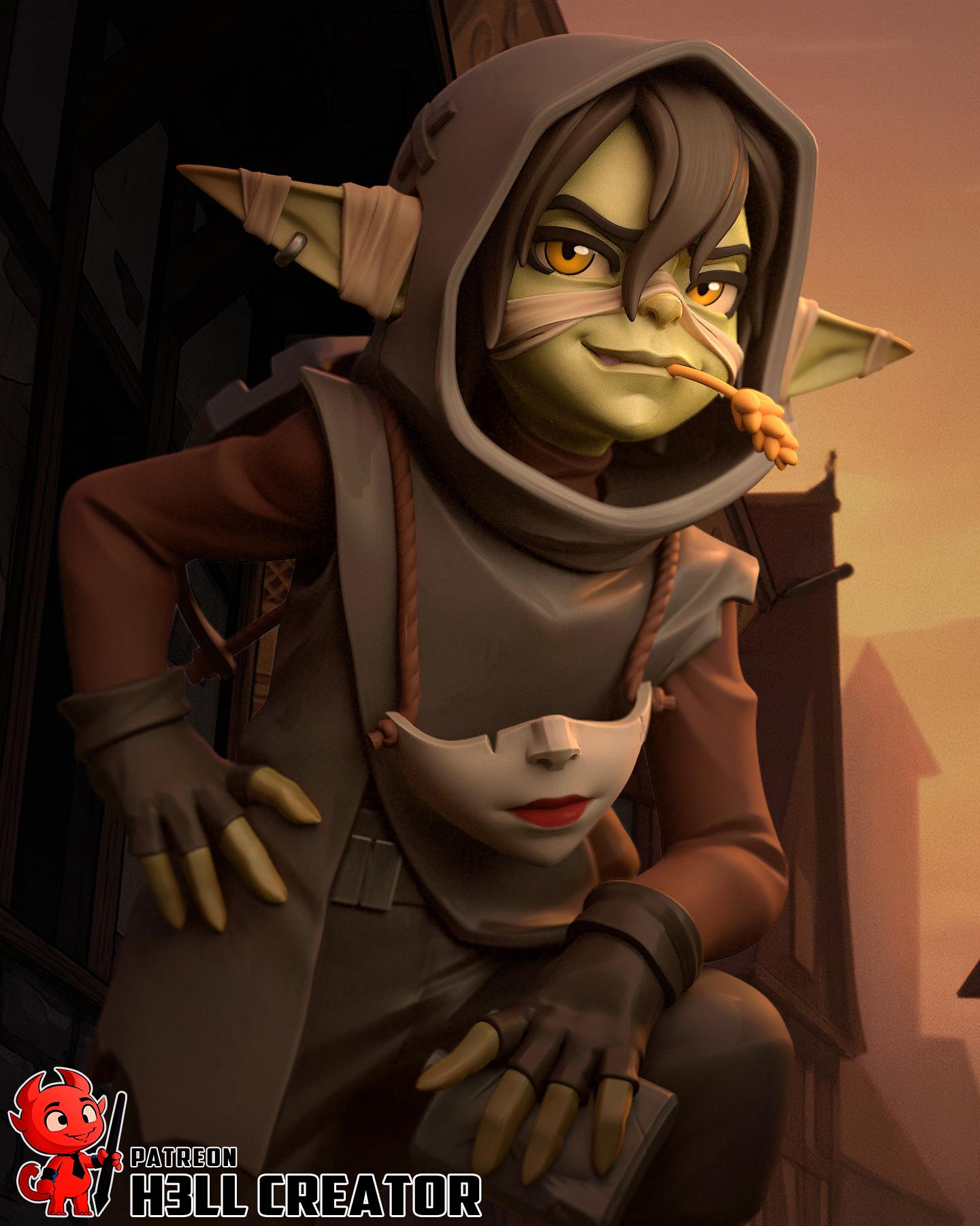 Nott | Gobling | Rouge | DnD | Mighty Nein | Mighty Nine | Fantasy |