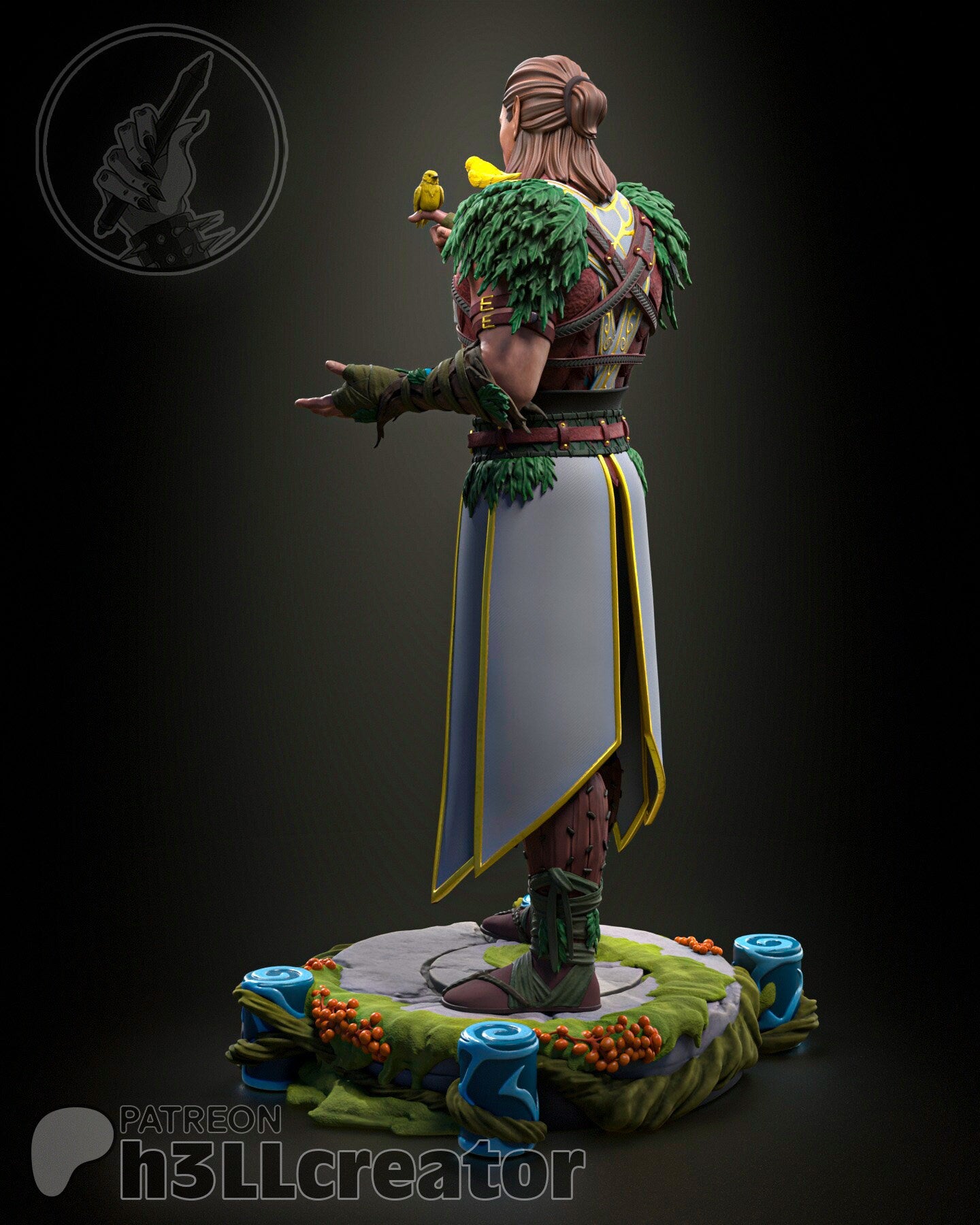 Halsin | Dungeon and Dragons | DnD | Baldurs Gate 3 | Fantasy | Druid | Wizard | Sculpture |