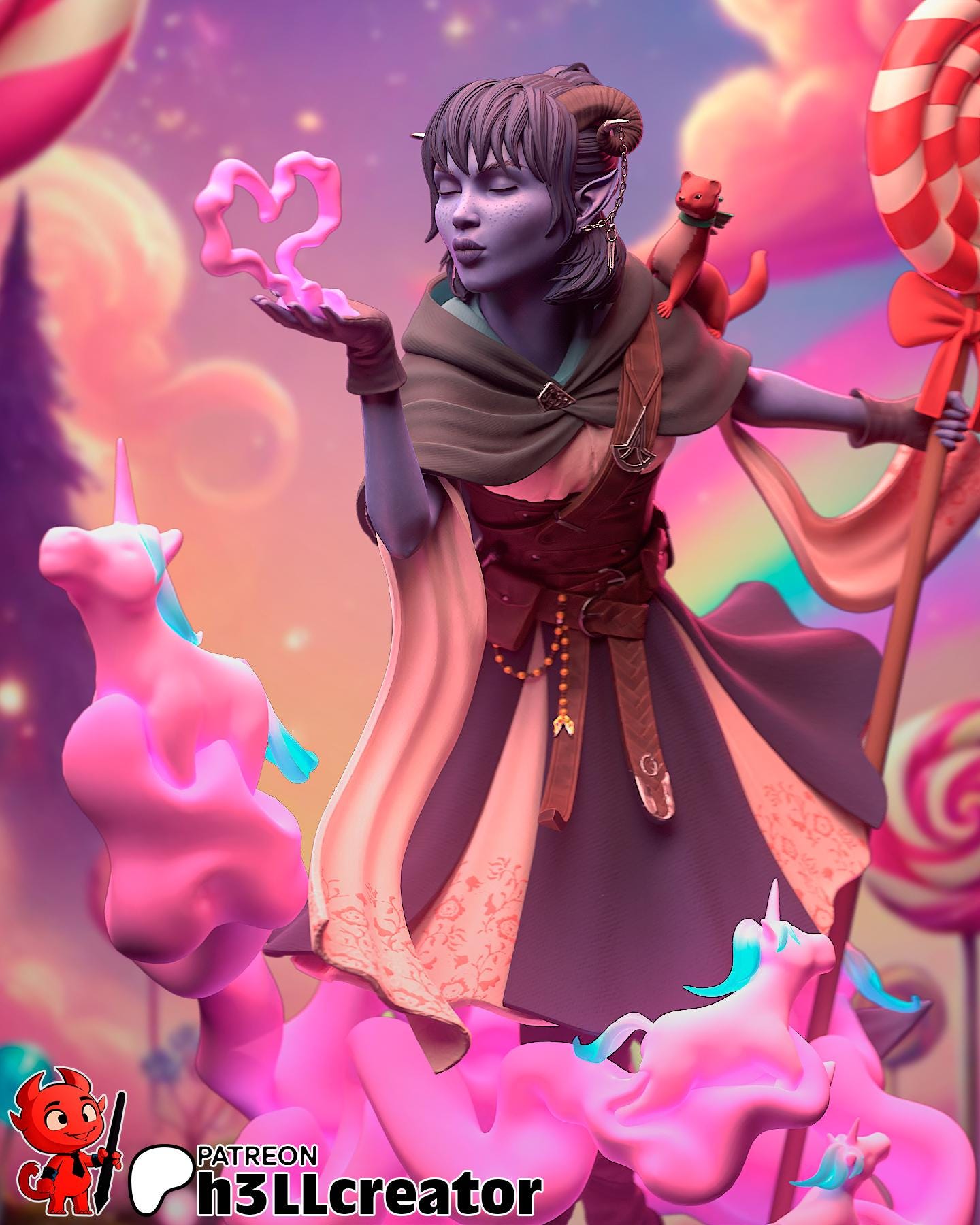 Jester | DnD | Mighty Nein | Fantasy | Tiefling | Traveler | Magic | Mage |