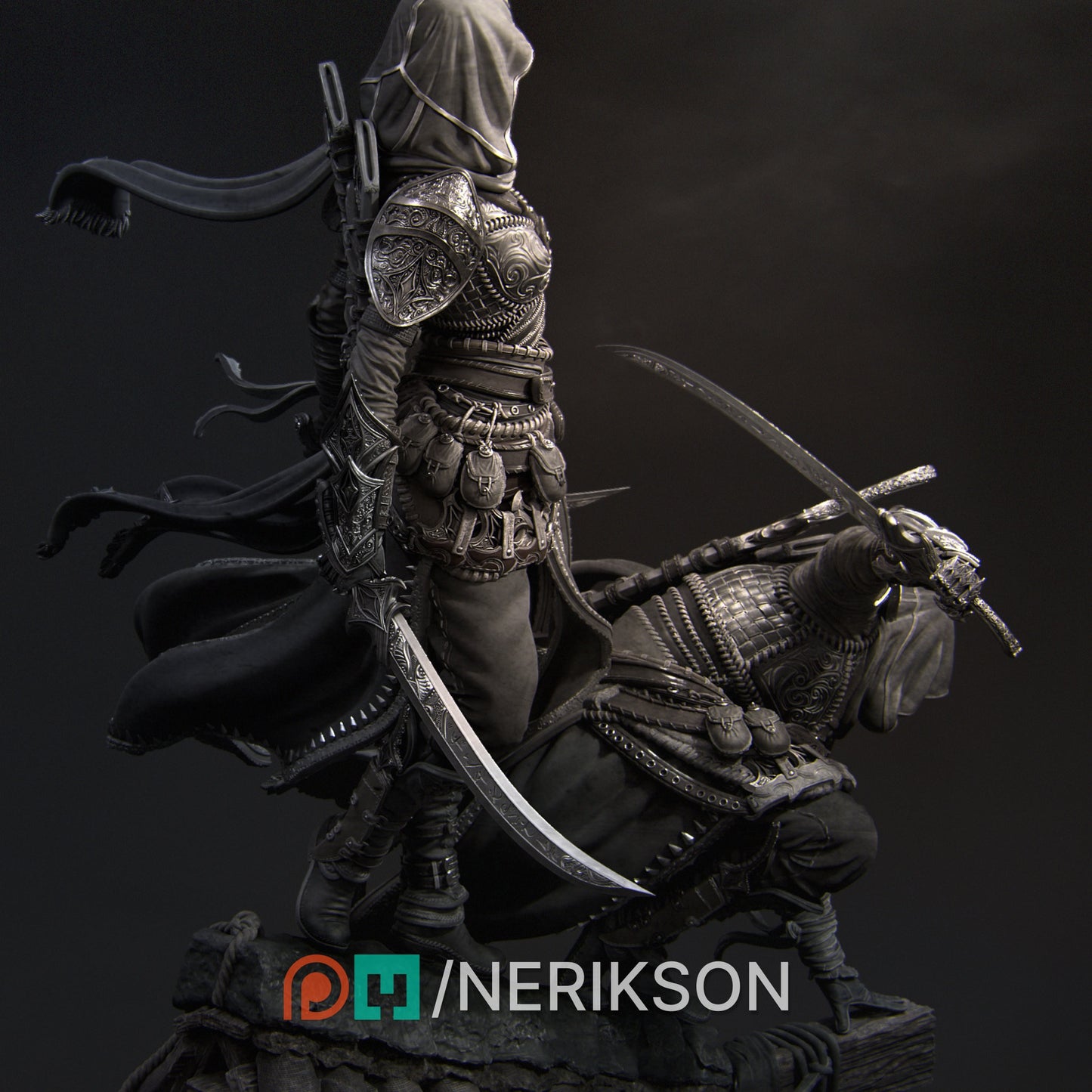 Artemisia and Nasir Male Assassin Female Assassin Hidden Order Husband Wife Rogue Sibling Assassins Assassins Creed Highly Detailed