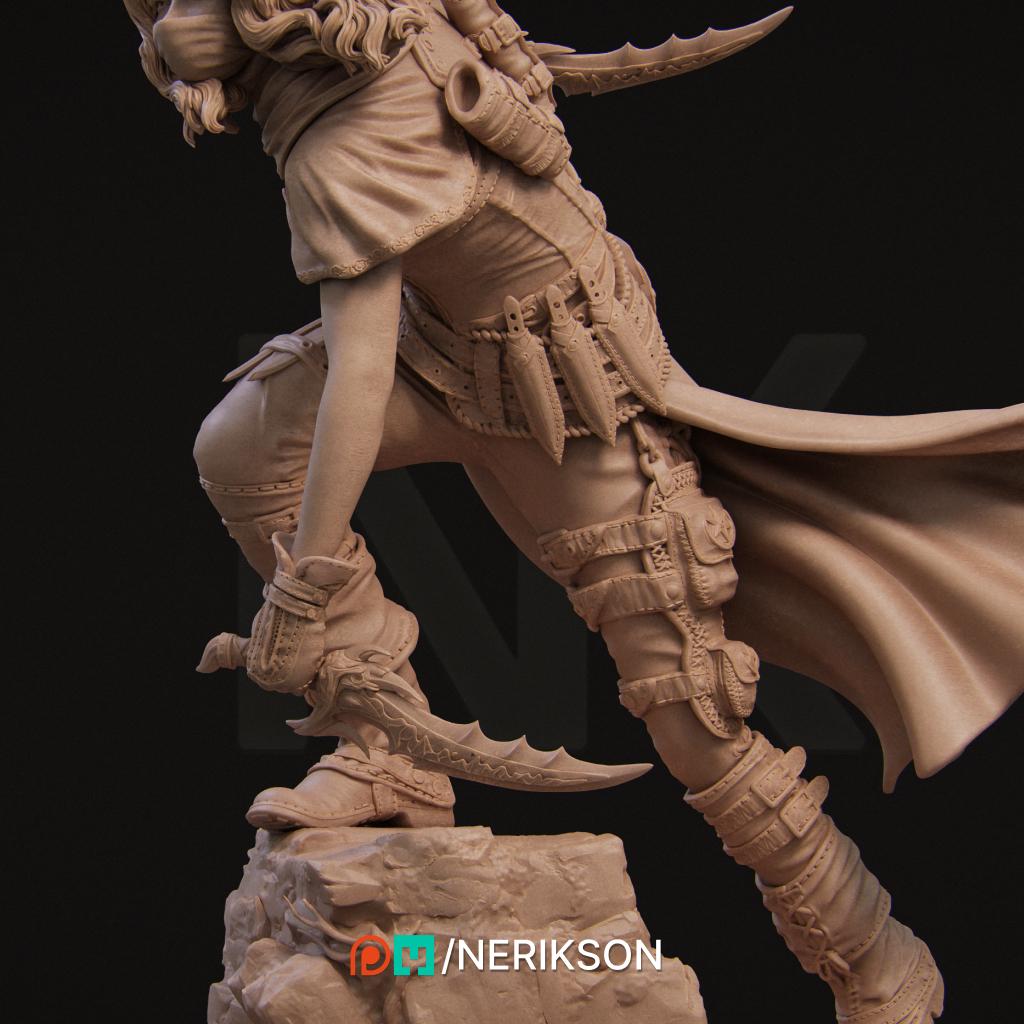 Assassin | Female | Enika | Female Assassin | Fantasy | Daggers | Thief | Rouge | Burglar |