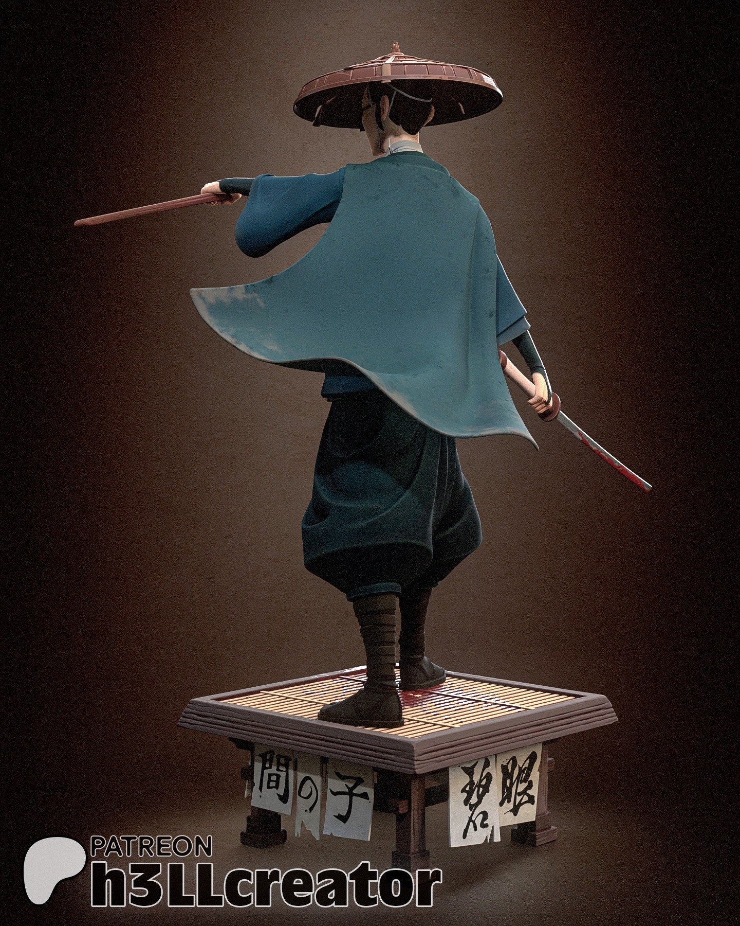 Mizu | Figurine | Model | Miniature | Historical | Japanese | Anime | Samurai |