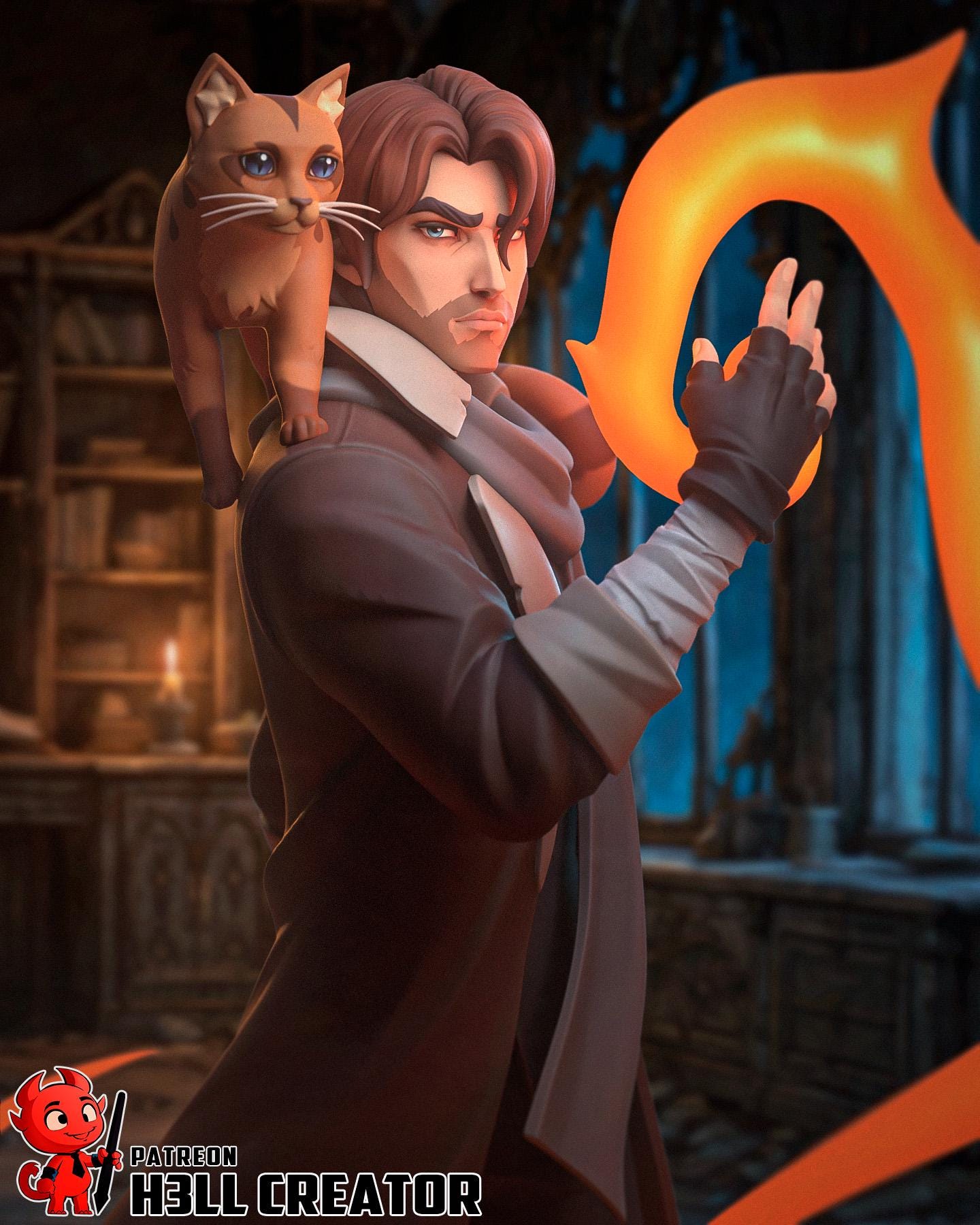 Caleb Widogast | Magic | Soul | Familiar | Mage | Cat | Power |
