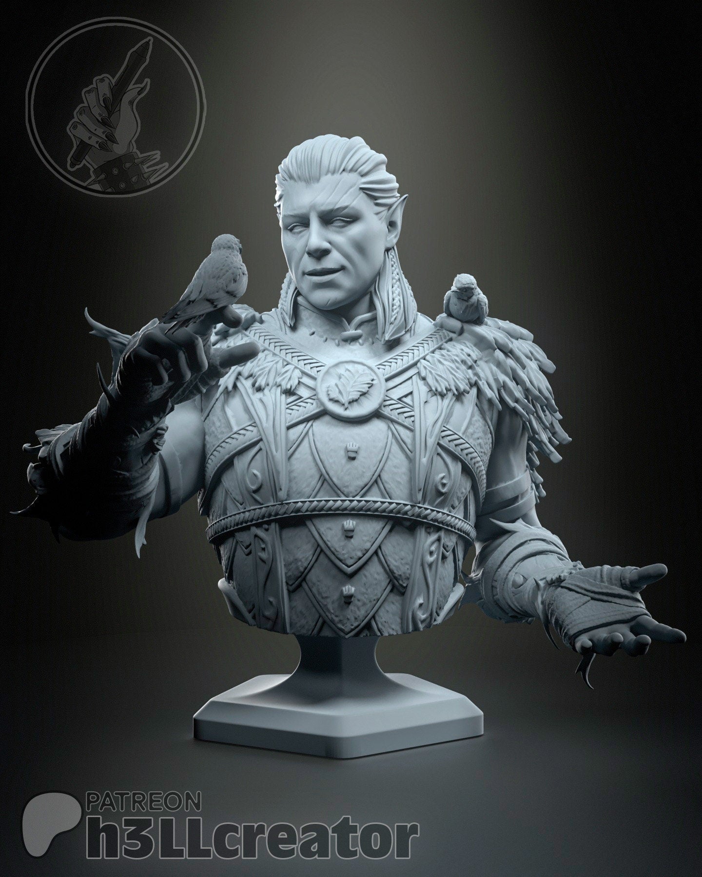 Halsin | Dungeon and Dragons | DnD | Baldurs Gate 3 | Fantasy | Druid | Wizard | Sculpture |