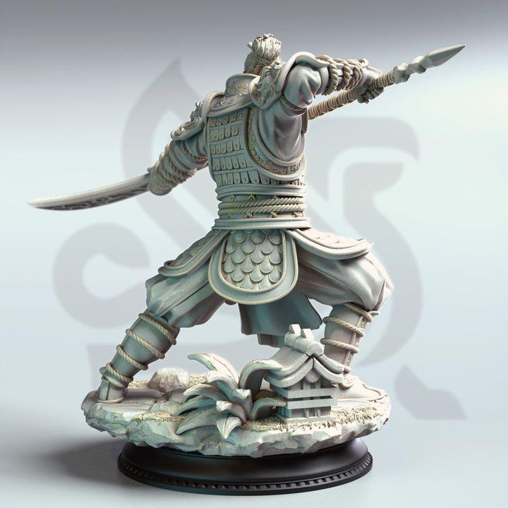 Commander | Polearm| Glaive | Warrior | Fighter | Martial Artist | Fantasy | Feudal Era | Monk