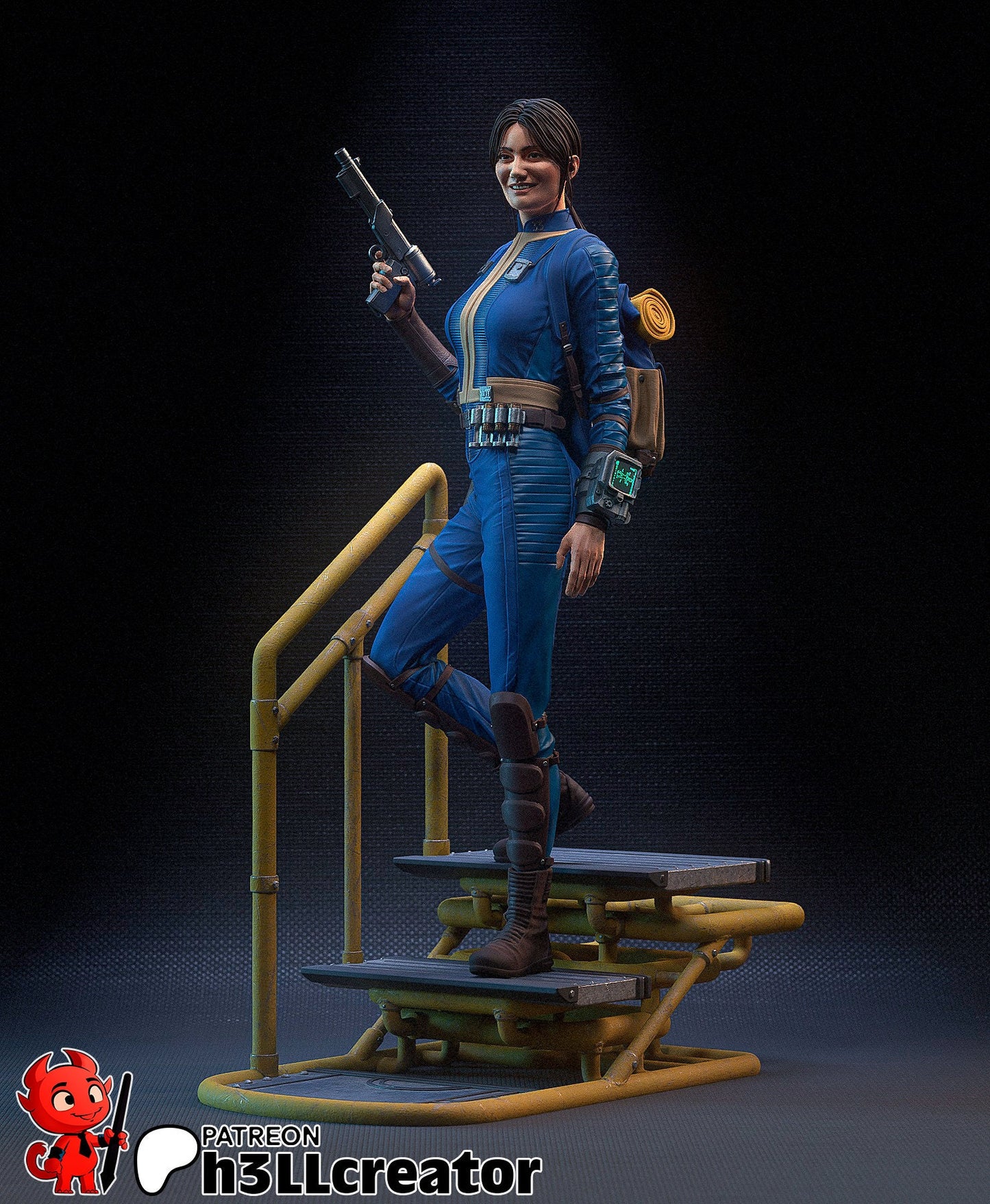 Lucy | Fallout | Fantasy | Wasteland | Wonderer | Sci-Fi | Future | Apocalypse | Nuclear Fallout | Adventure | Model | Scenery |