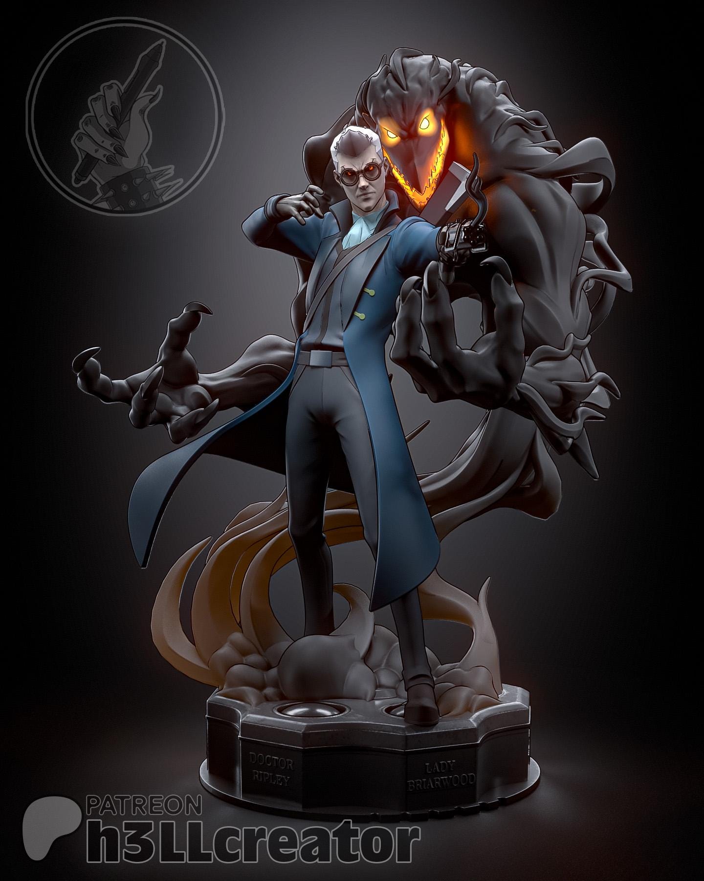 Percival | Vox Machina | Fantasy | Artificer | Mage | Dark | Supernatural | Arcane Gunslinger | Gunslinger