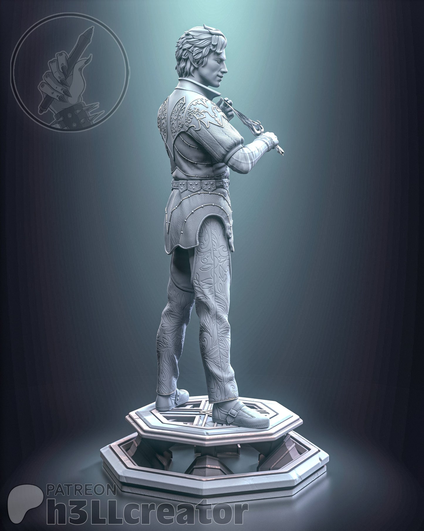 Asterion | Baldur's Gate | Vampire | Rouge | Archer | Fantasy | DnD | Dungeon & Dragons | Model | Figure |