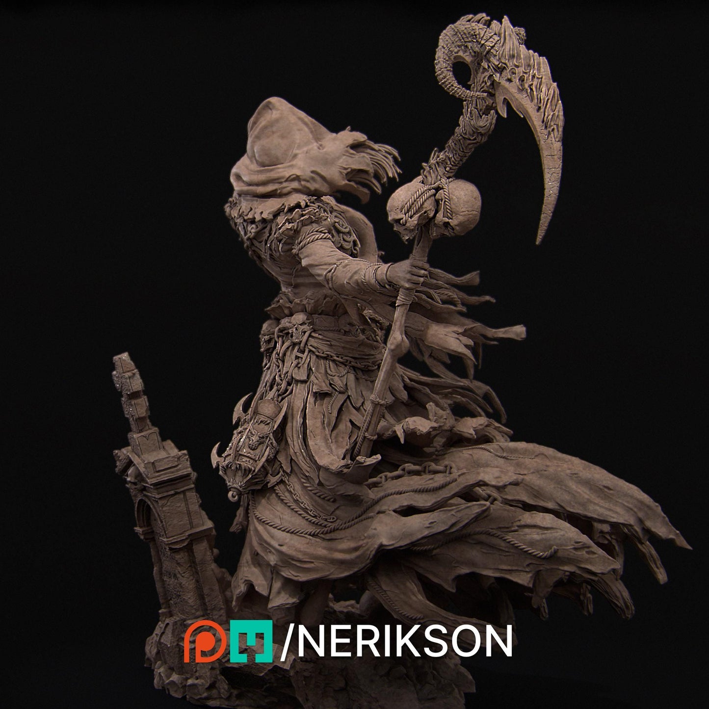 Reaper | Grim Reaper | Fantasy | Death | Lore | DnD | Tabletop | Figure | Model | Character | Soul Harvesting | Necromancer