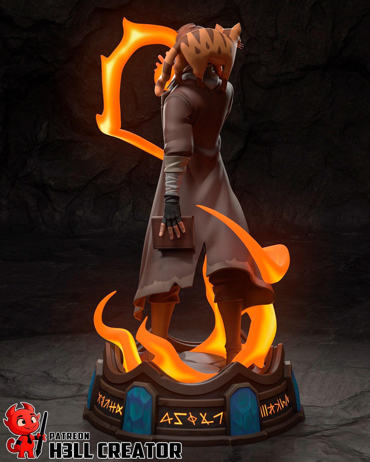 Caleb Widogast | Magic | Soul | Familiar | Mage | Cat | Power |