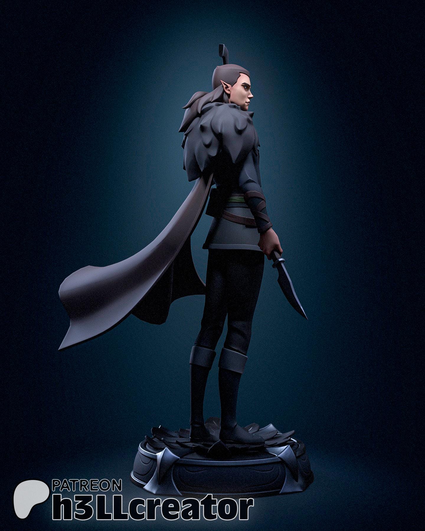 Vaxildan | Critical Roll | Vox Machina | Rouge | Assassin | Twin | DnD | Dungeon and Dragons | Thief | Fantasy | Bandit | Half Elf |