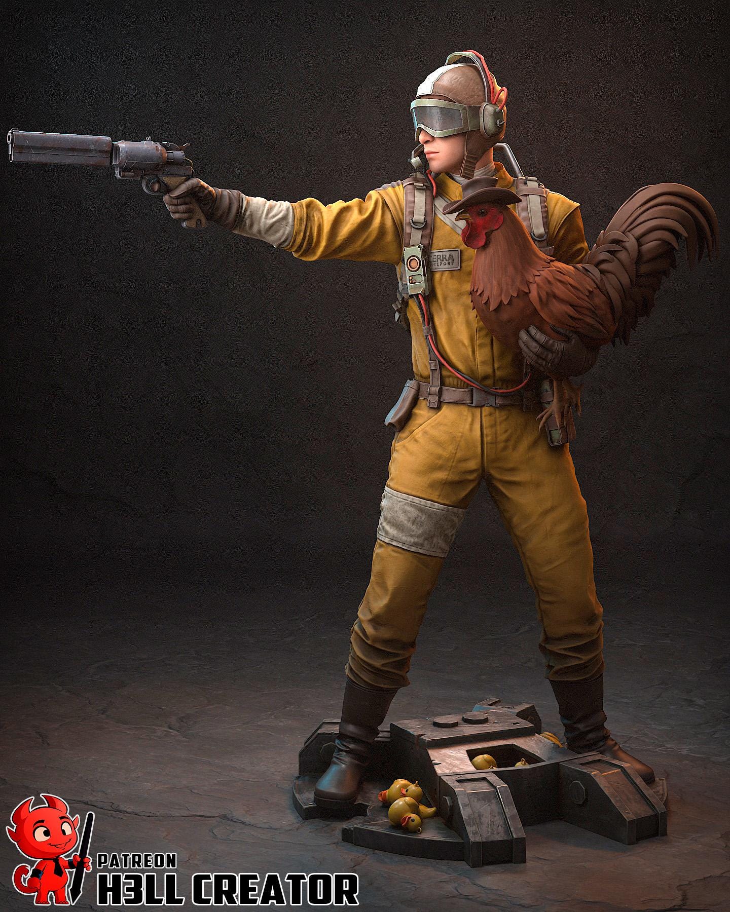 Arc Raider | Sci-Fi | Battle Royale | Fiction | Fighter | Chicken | Prize | GOOP |