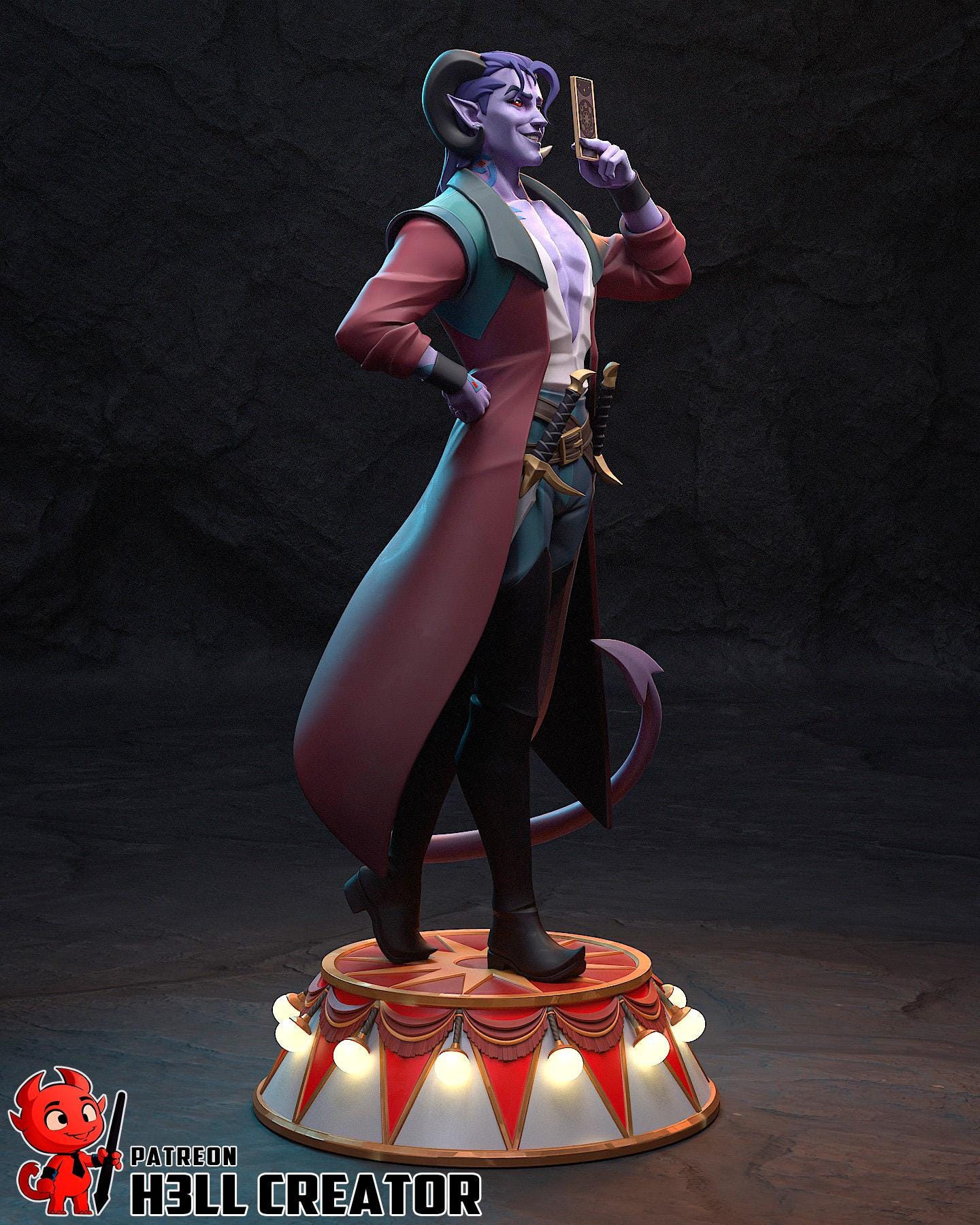 Mollymauk | Fantasy | DnD | Tiefling | Mage | Power | Magic
